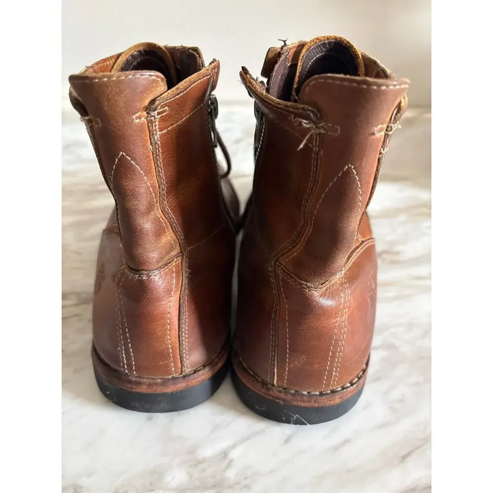 Timberland Earthkeepers City Chukka Boots Mens 11 M Brown Leather Side Zip Cap